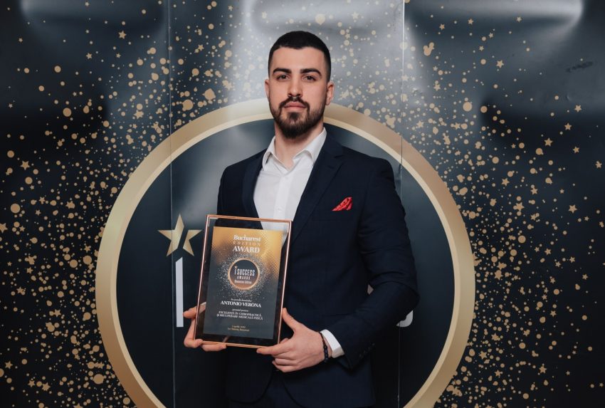 Antonio Verona a fost premiat în cadrul galei ,,I Success Awards” – Romanian Edition